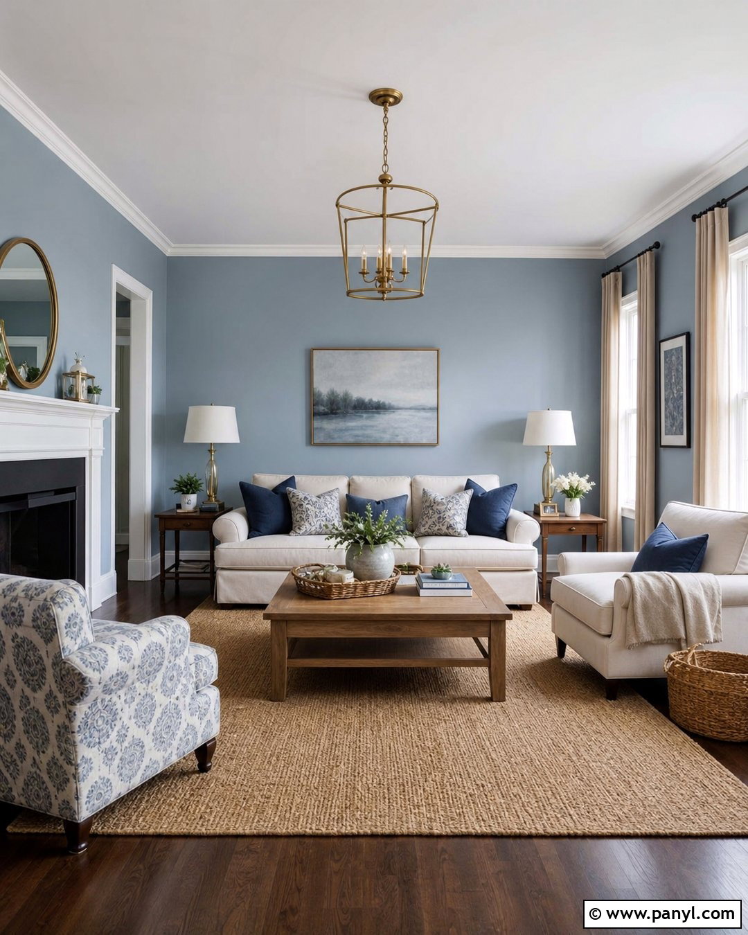 Light Blue Living Room Walls - 20 How To Paint Walls Blue Ideas