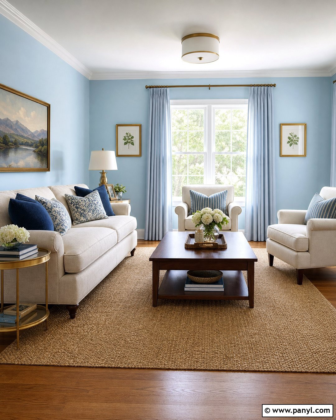 Light Blue Living Room Walls - 35 light blue wall paint ideas