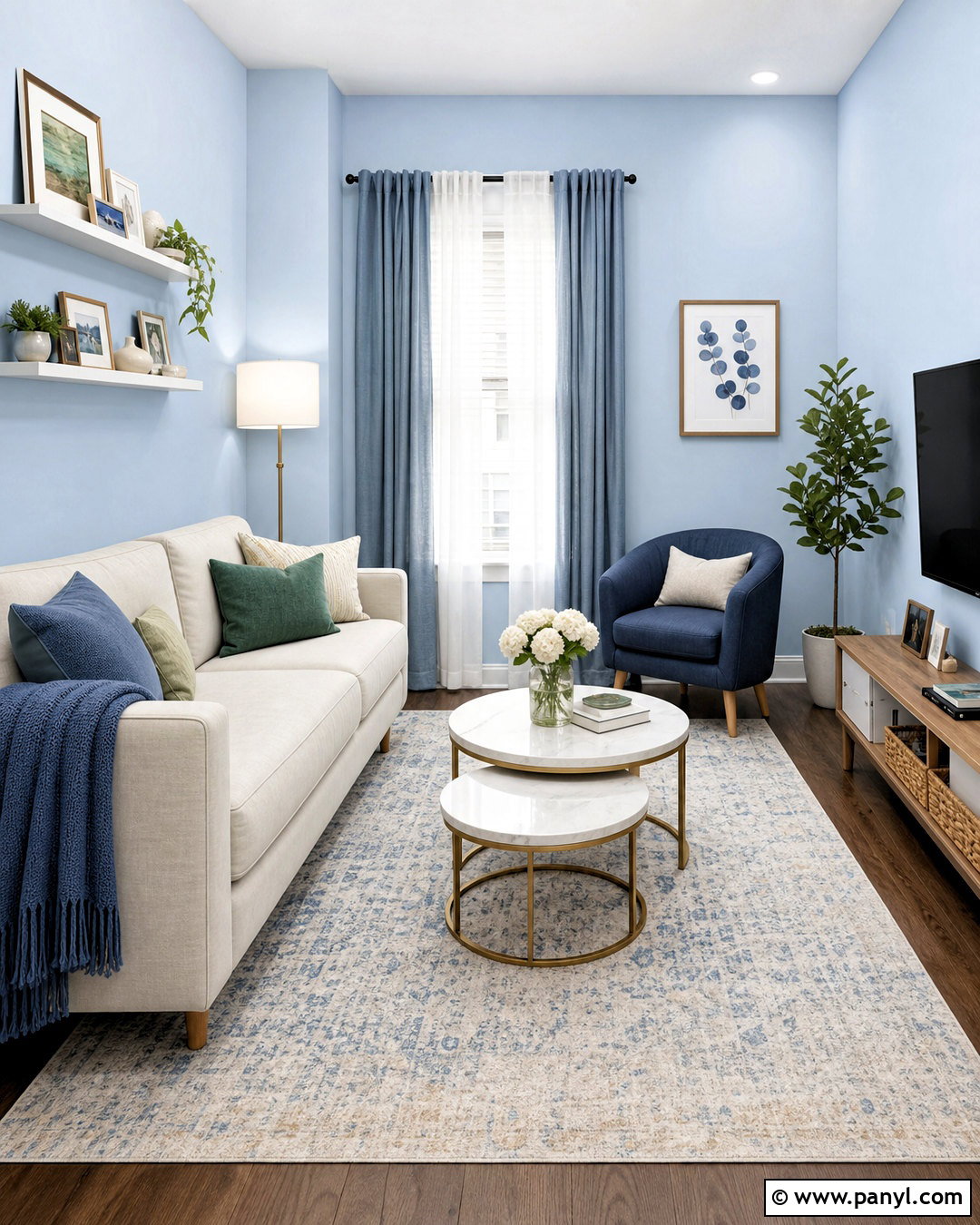 Light Blue Living Room Walls In A Small Room - 20 light blue living room walls