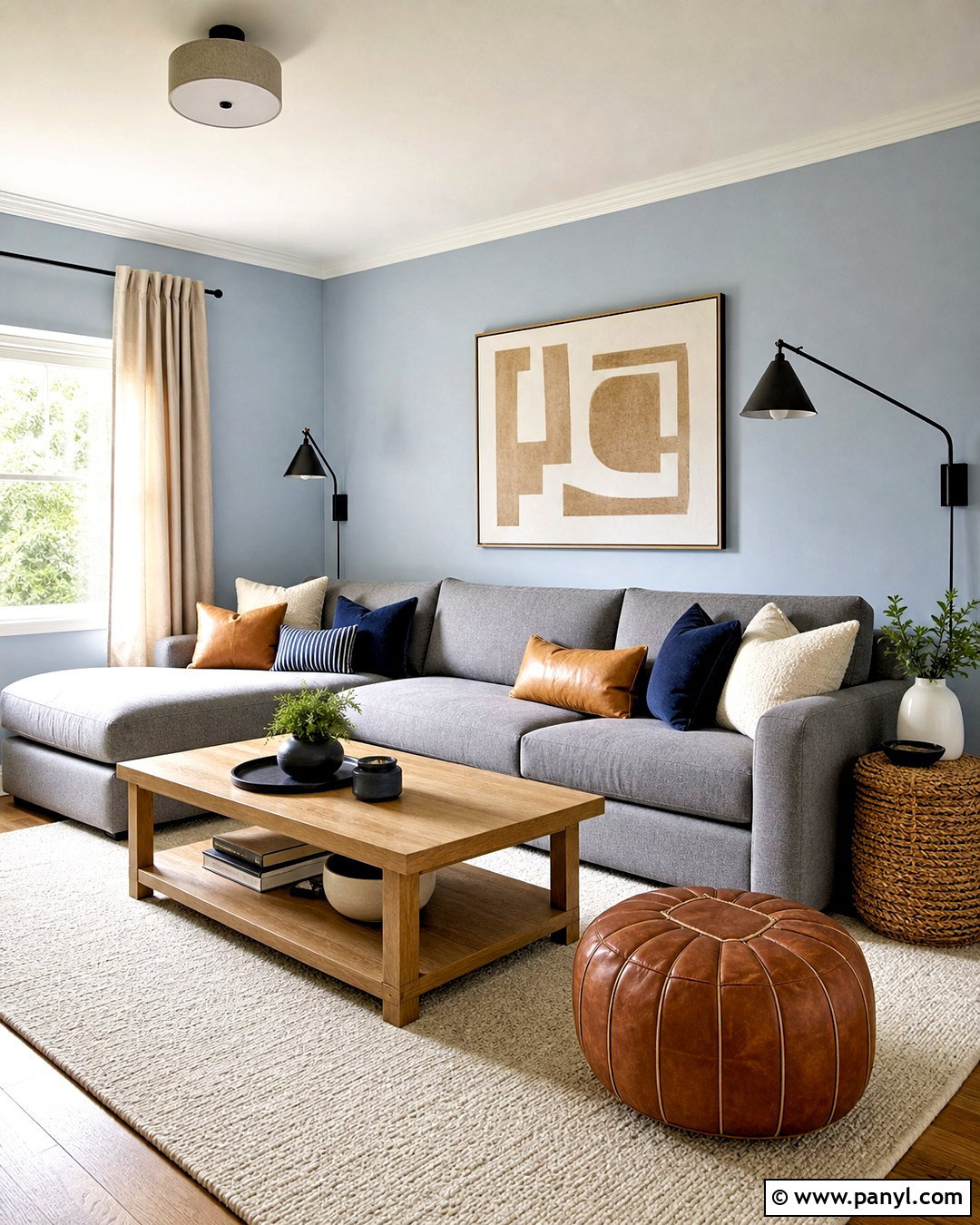 20 Light Blue Living Room Walls for a Fresh, Serene Look