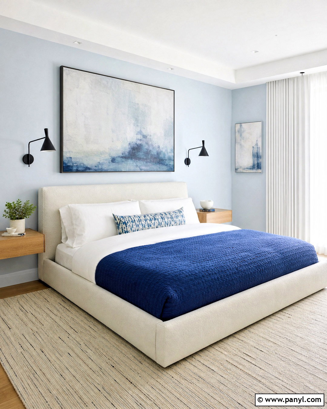 Light Blue Modern Bedroom - 20 light blue walls bedroom ideas