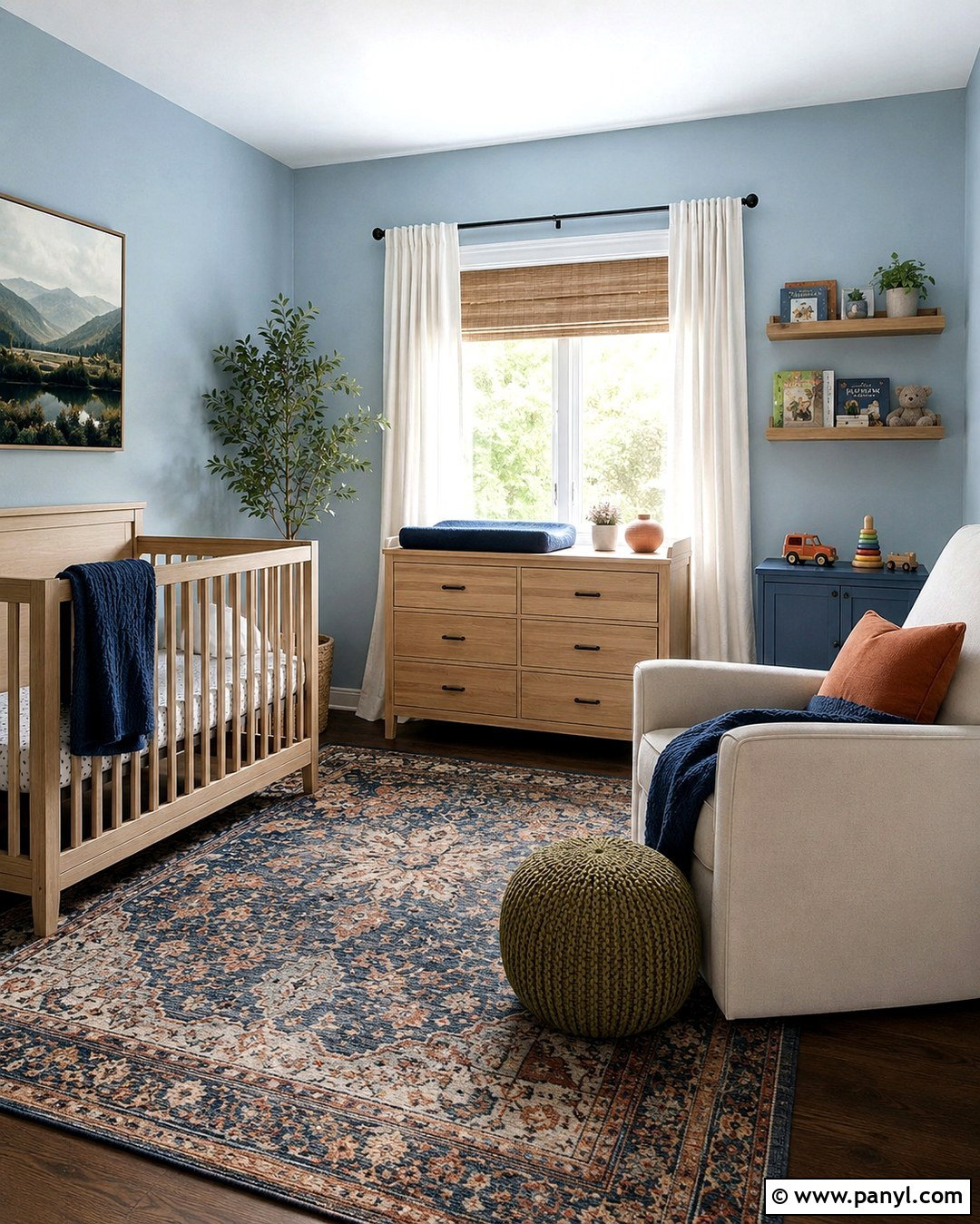 Light Blue Nursery Walls For A Growing Child - 20 Nursery Light Blue Walls