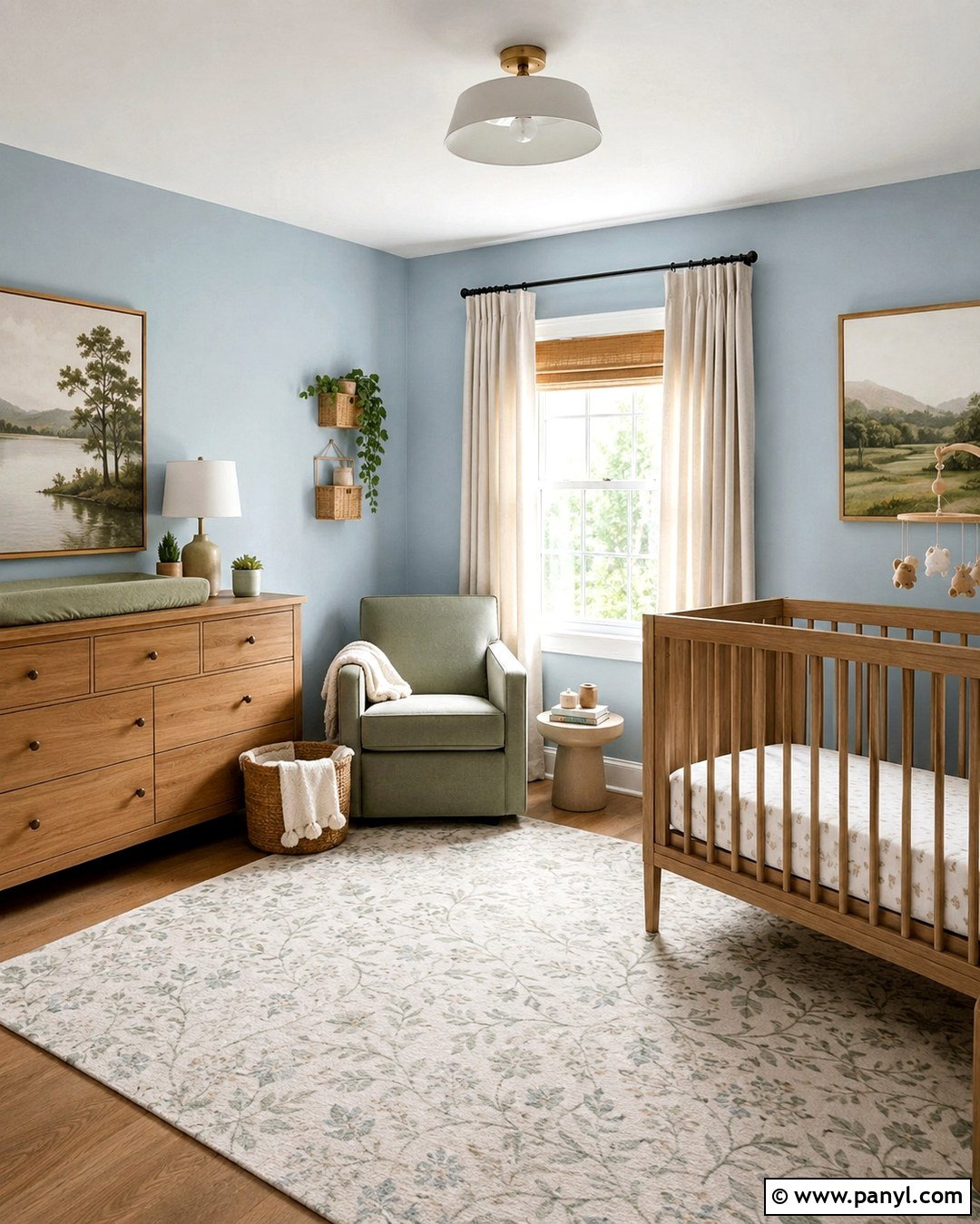 Light Blue Nursery Walls With Sage Green - 20 Nursery Light Blue Walls