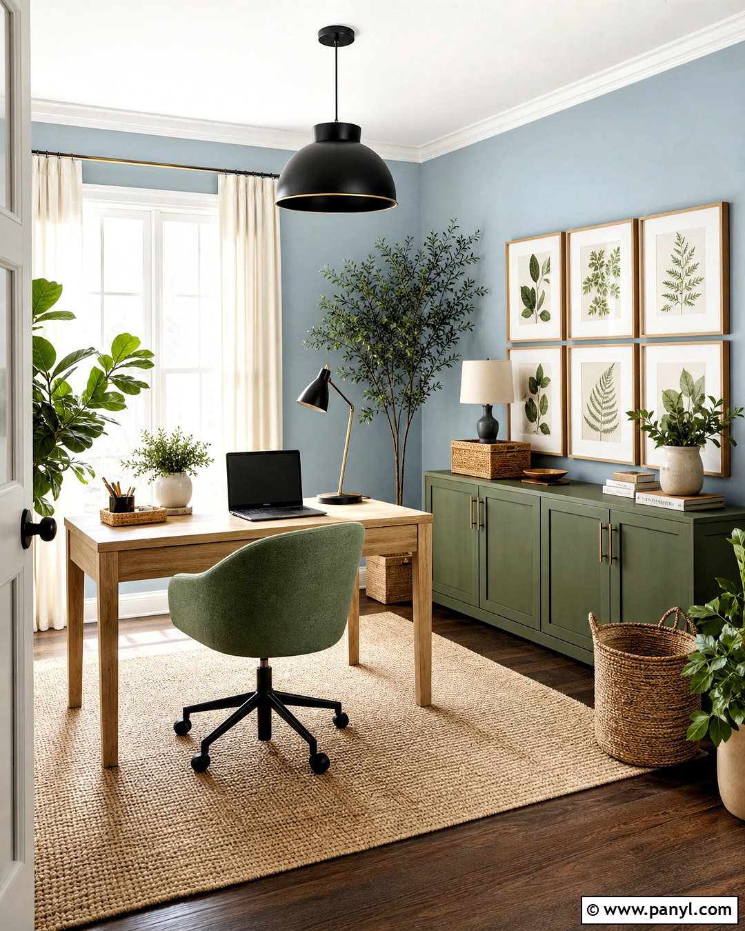 Light Blue Office Walls With Sage Green - 20 light blue office walls