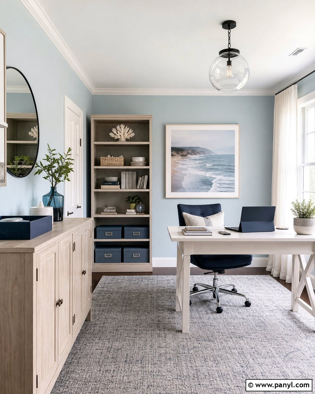 Light Blue Office Walls - 25 Office Wall Color Ideas Paint Ideas