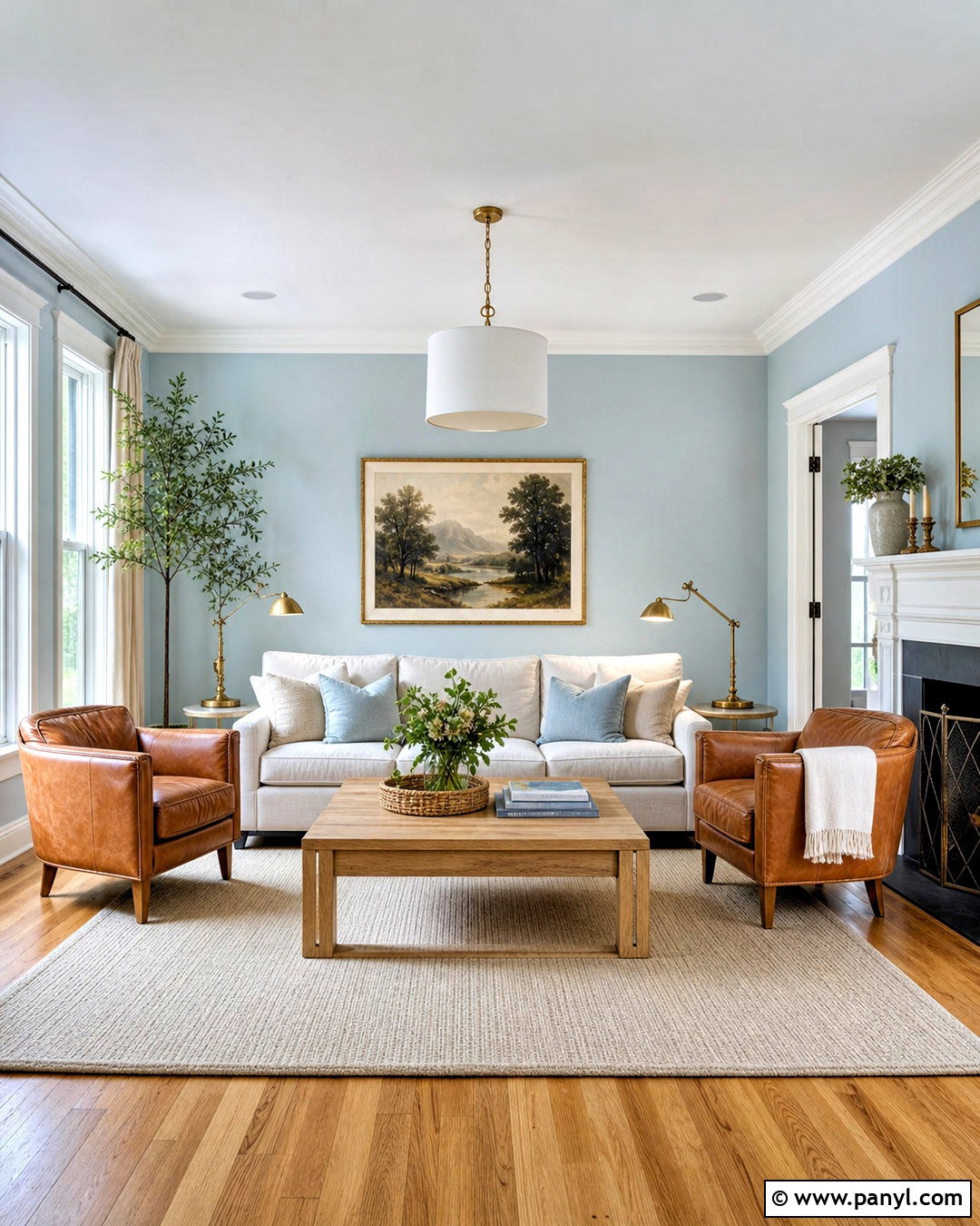 Light Blue Paint Living Room - 20 blue interior paint ideas