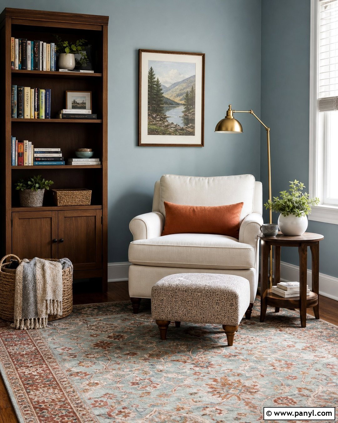 Light Blue Reading Nook Wall - 35 light blue accent wall ideas