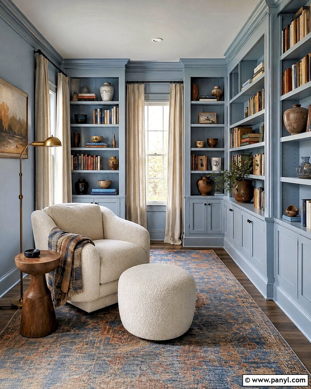 Light Blue Reading Room - 20 light blue rooms