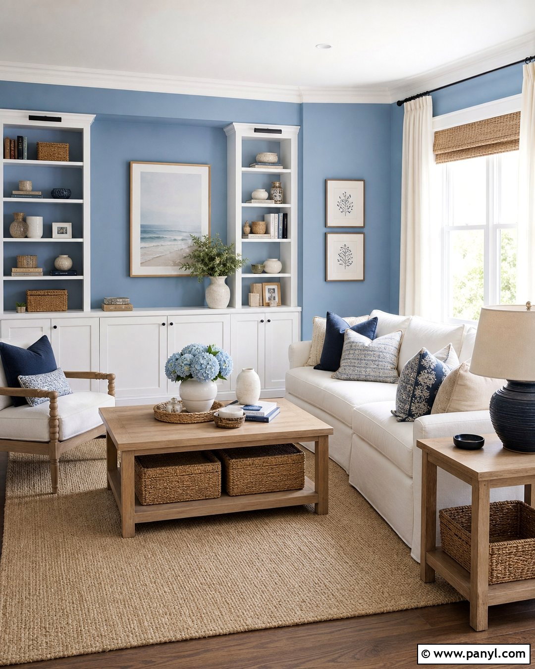 Light Blue Room With White Furniture - 35 Light Blue Wall Color Ideas