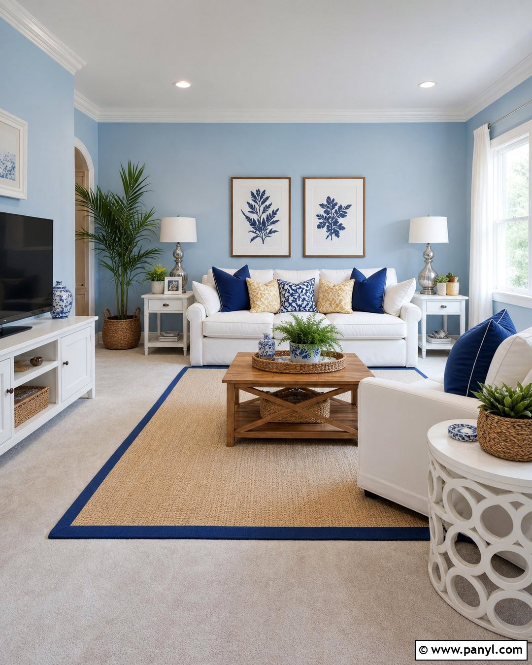 Light Blue Room With White Furniture - 20 Light Blue Walls Grey Carpet Ideas