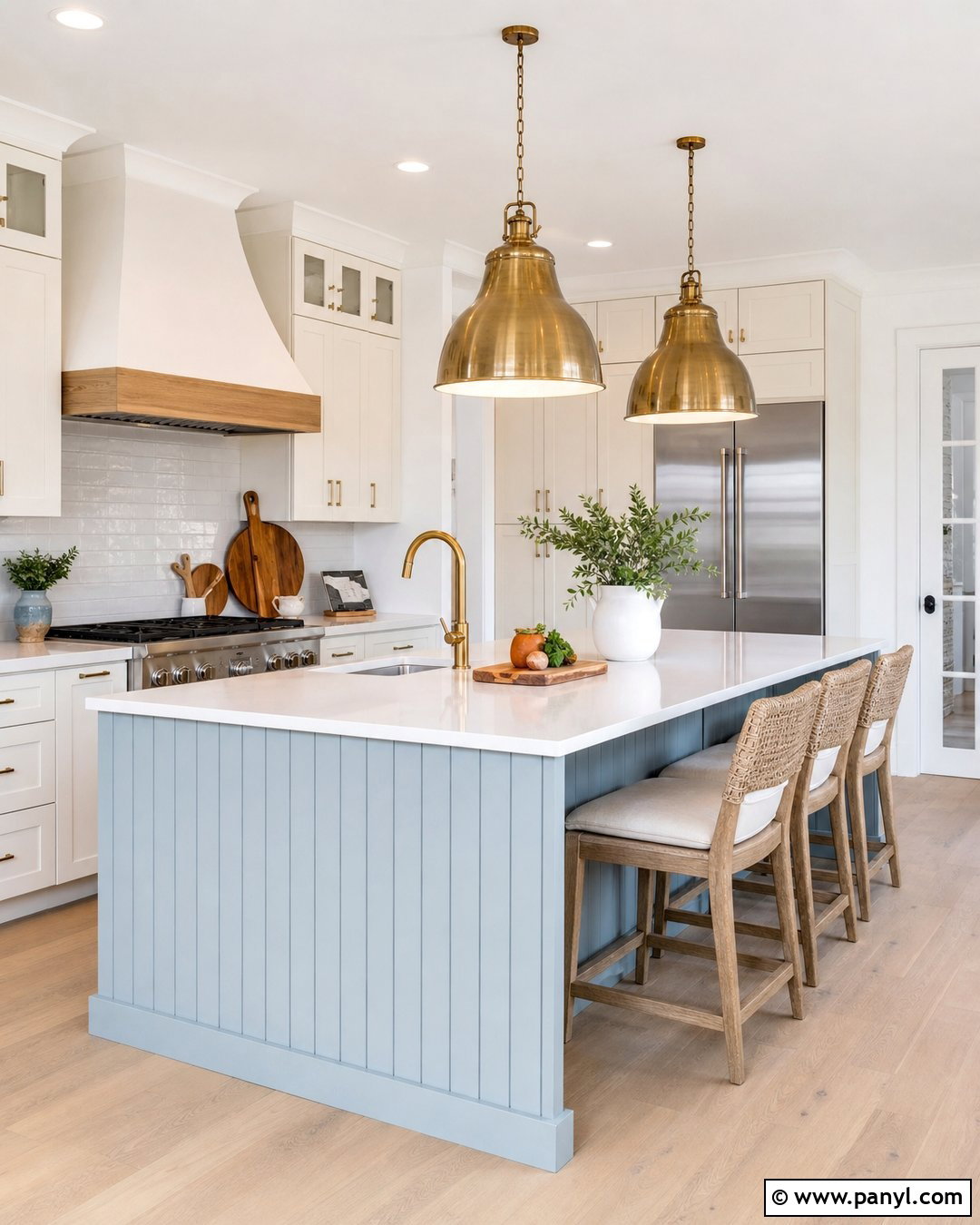 Light Blue Shiplap Kitchen Island - 20 Light Blue Shiplap Ideas