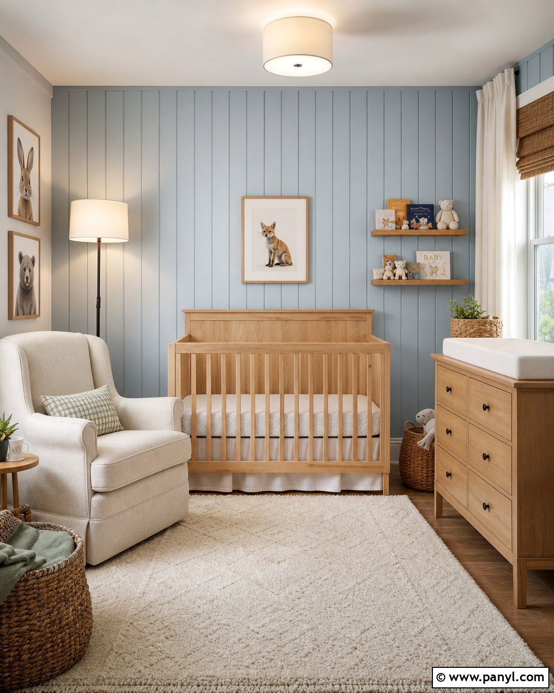 Light Blue Shiplap Nursery - 20 Light Blue Shiplap Ideas
