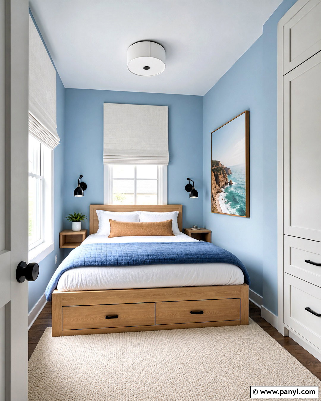 Light Blue Small Bedroom - 20 light blue walls bedroom ideas