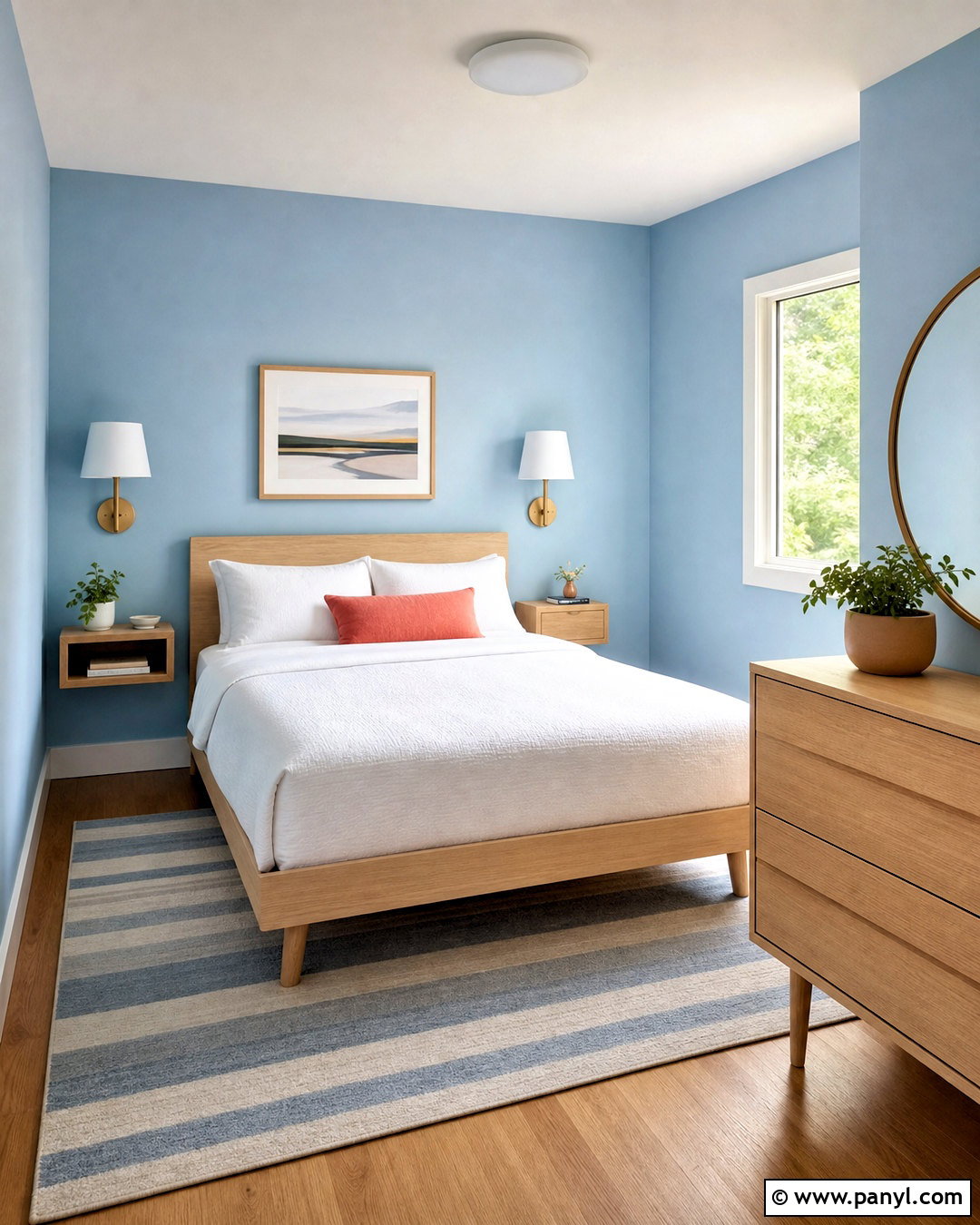 Light Blue Small Bedroom - 20 blue color room ideas