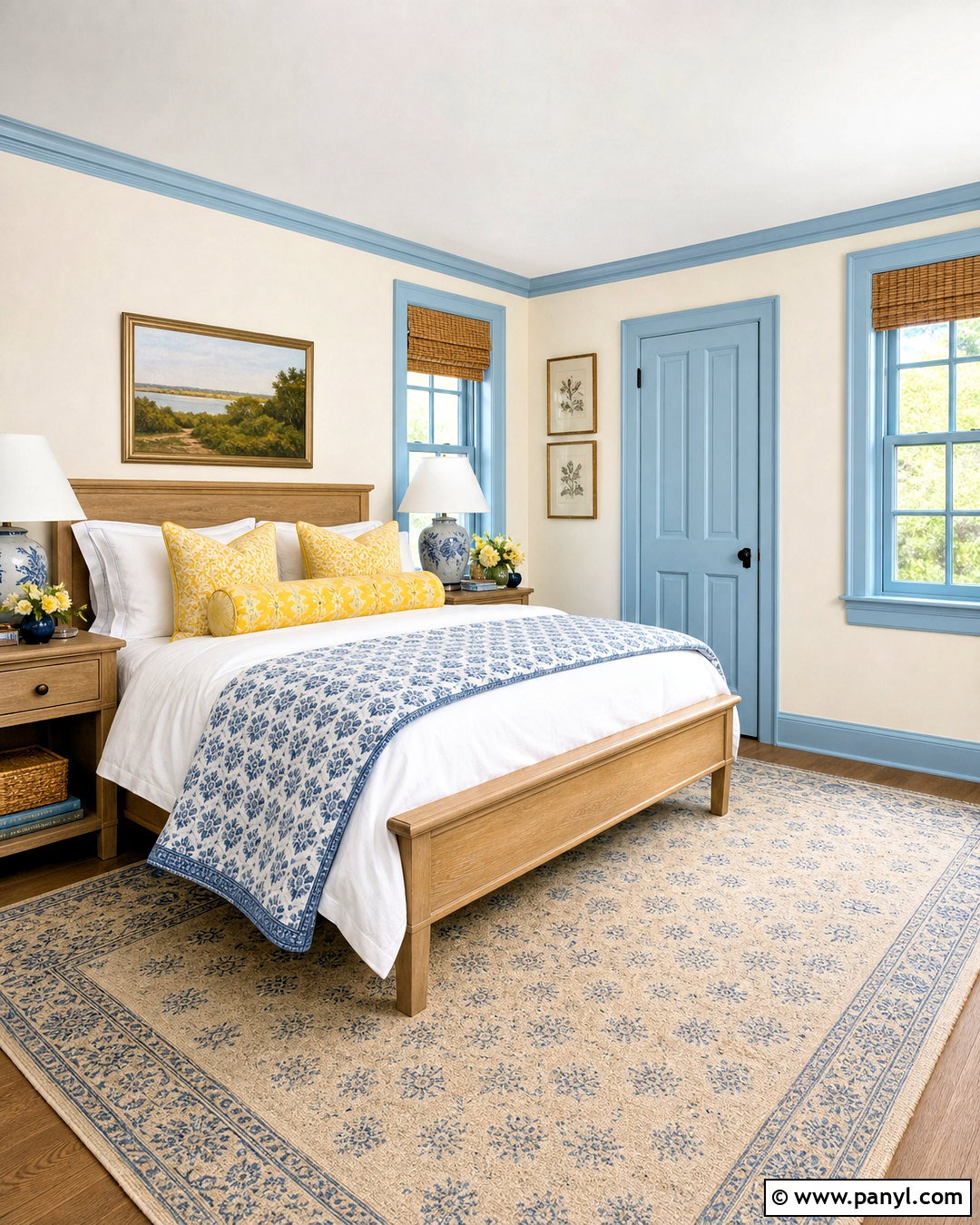 20 Blue Trim Bedroom Ideas for a Calm, Tailored Retreat