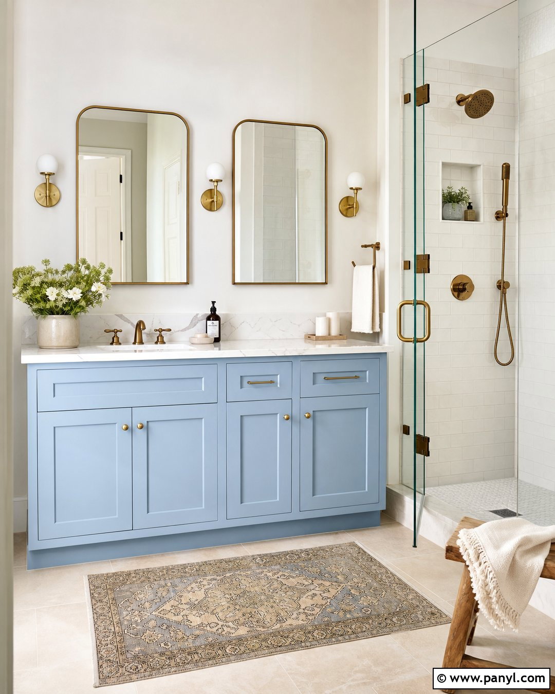 Light Blue Vanity Bathroom - 20 Light Blue Color For Bathroom Ideas