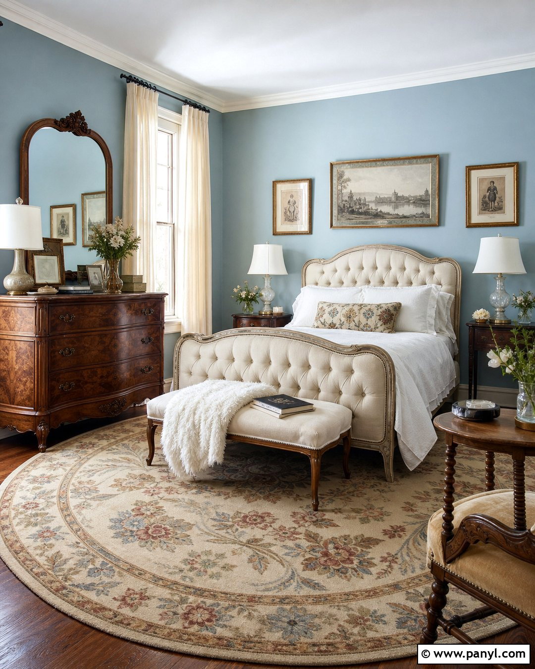 Light Blue Vintage Walls - 35 light blue wall paint ideas