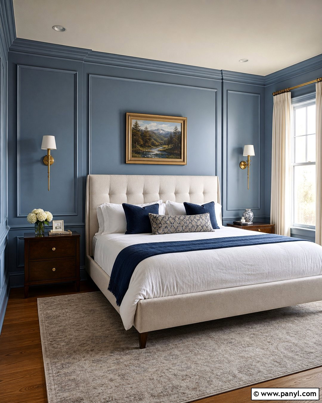 Light Blue Wall Paneling - 35 light blue wall paint ideas