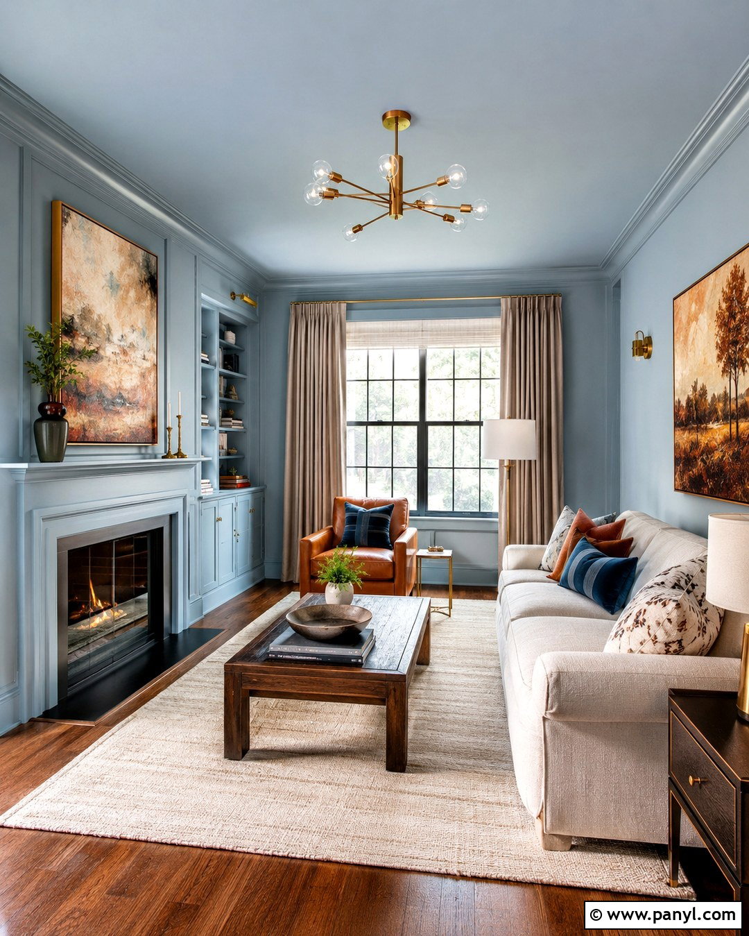 Light Blue Walls And Ceiling - 20 Light Blue Wall Paint Living Room Ideas
