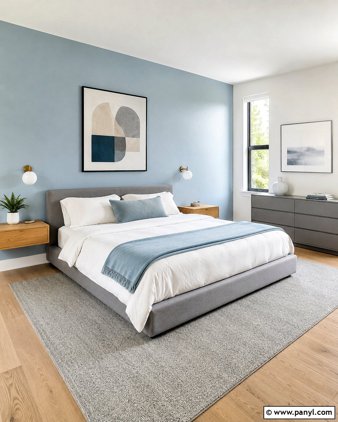 20 Light Blue and Gray Bedroom Ideas for a Calm, Cozy Retreat