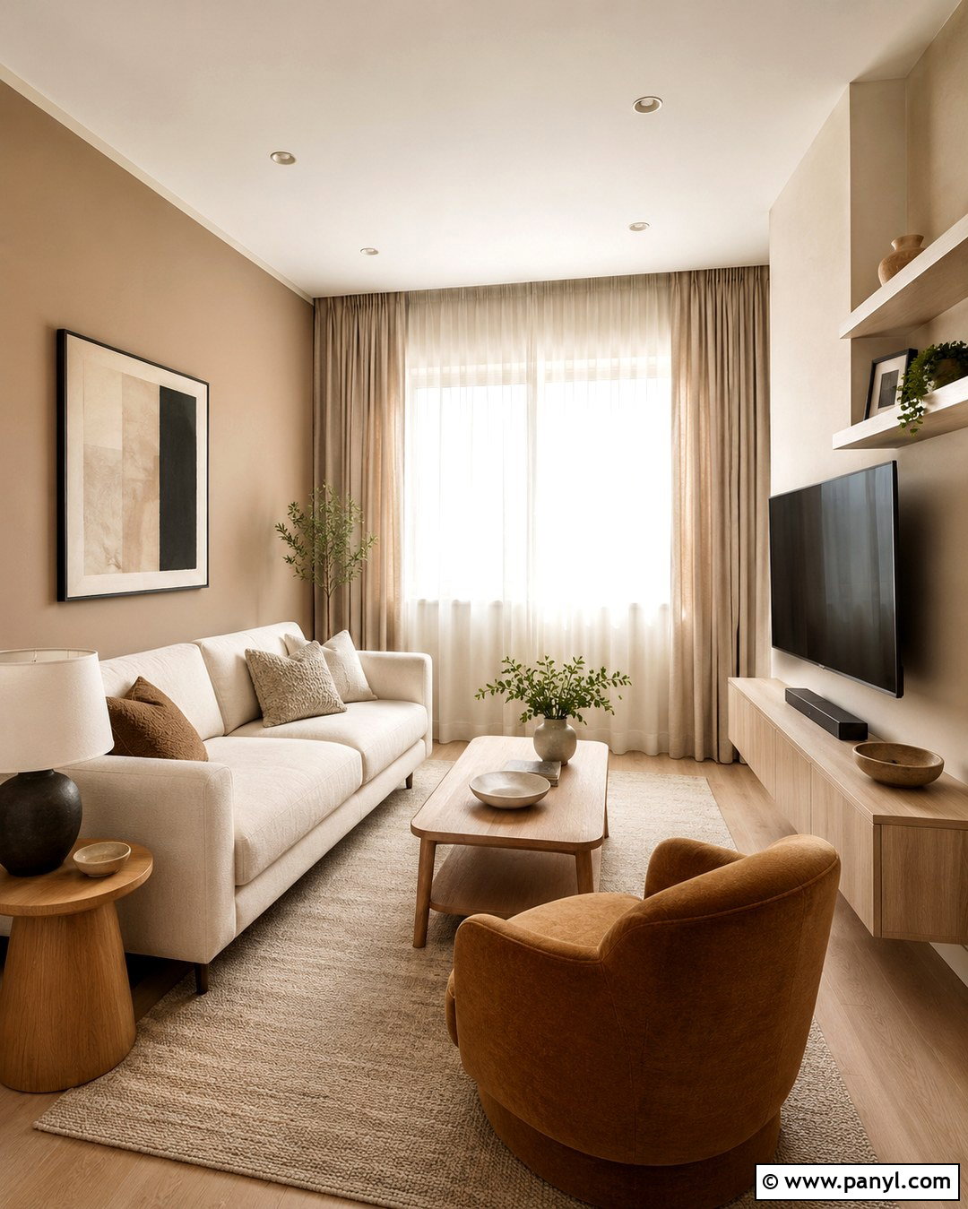 Light Brown And Beige Small Living Room Walls - 20 Brown And Beige Walls