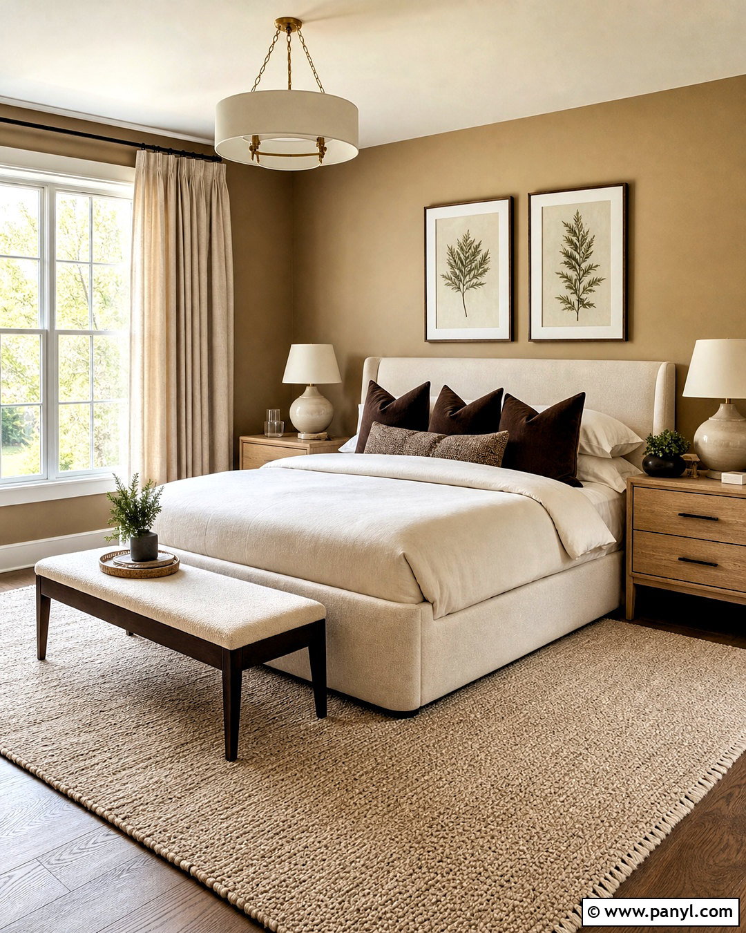 Light Brown And Cream Bedroom - 20 brown paint bedroom ideas