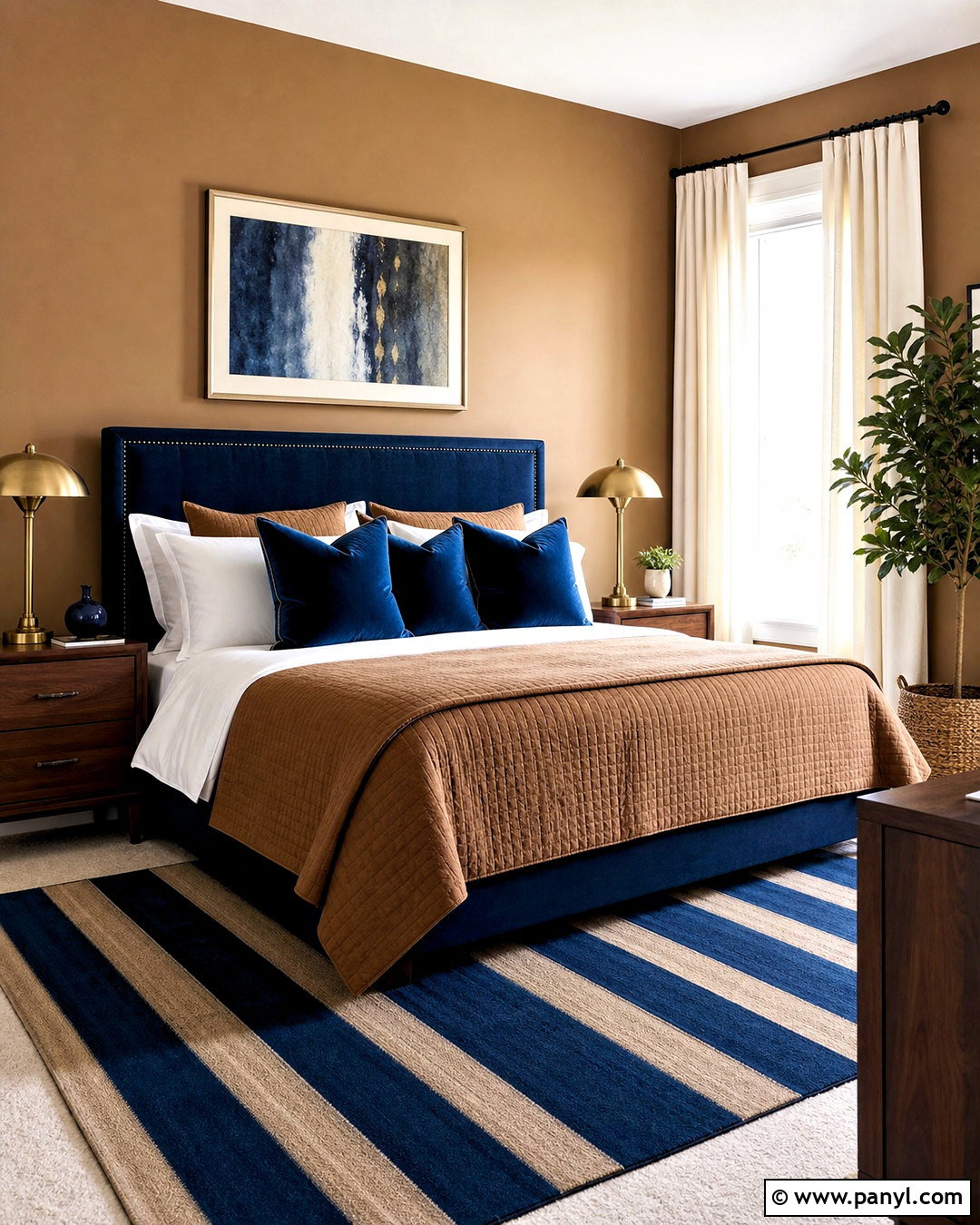 Light Brown Bedroom Walls With Navy Blue - 20 light brown bedroom walls