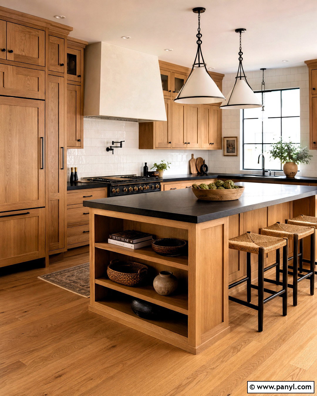 Light Brown Kitchen With Black Countertops - 20 light brown kitchen ideas
