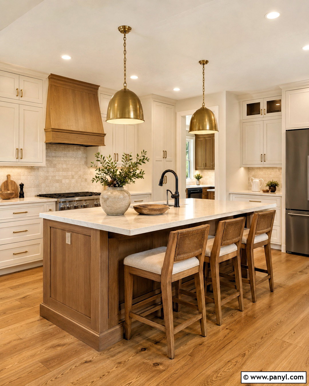 Light Brown Kitchen With Cream Cabinets - 20 light brown room ideas