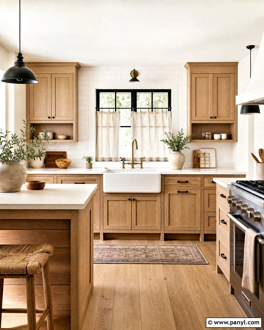 Light Brown Kitchen With Farmhouse Sink - 20 light brown kitchen ideas