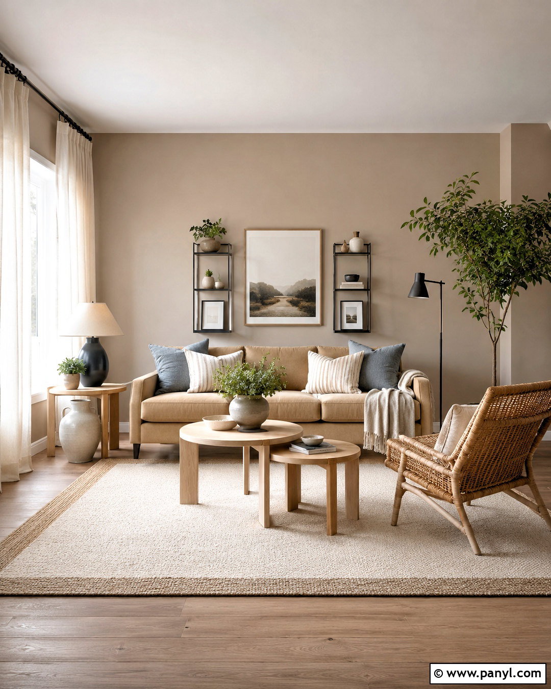 Light Brown Living Room - 20 brown interior design living room ideas