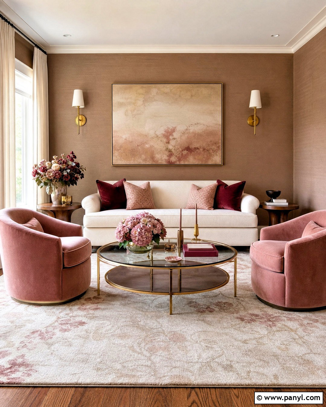 20 Light Brown Living Room Walls for a Cozy, Polished Look