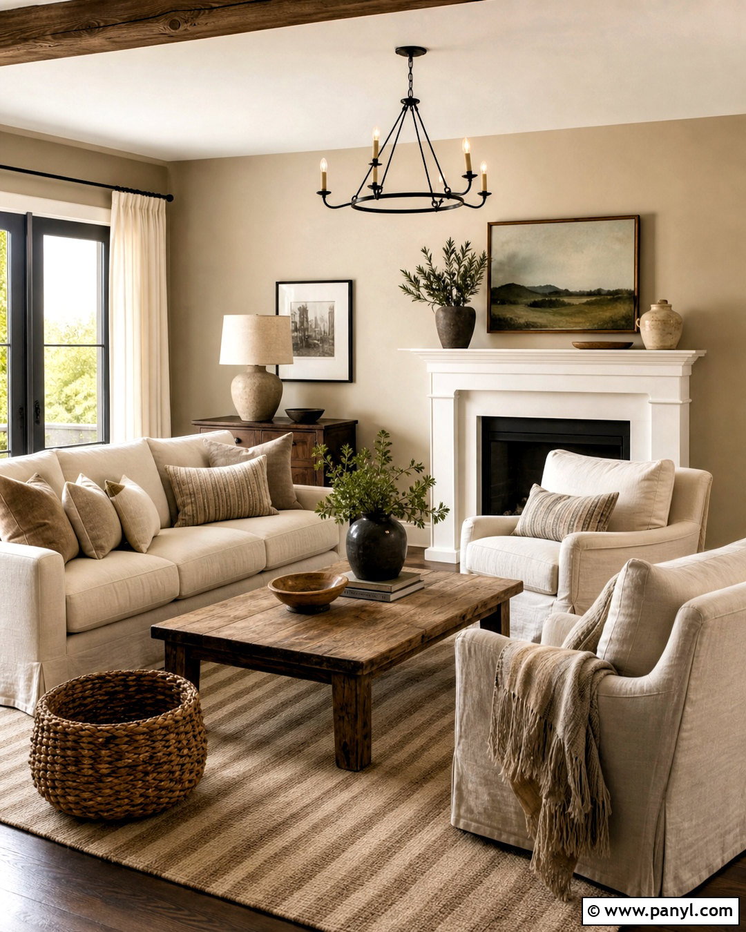 Light Brown Living Room Walls With Farmhouse Decor - 20 light brown living room walls