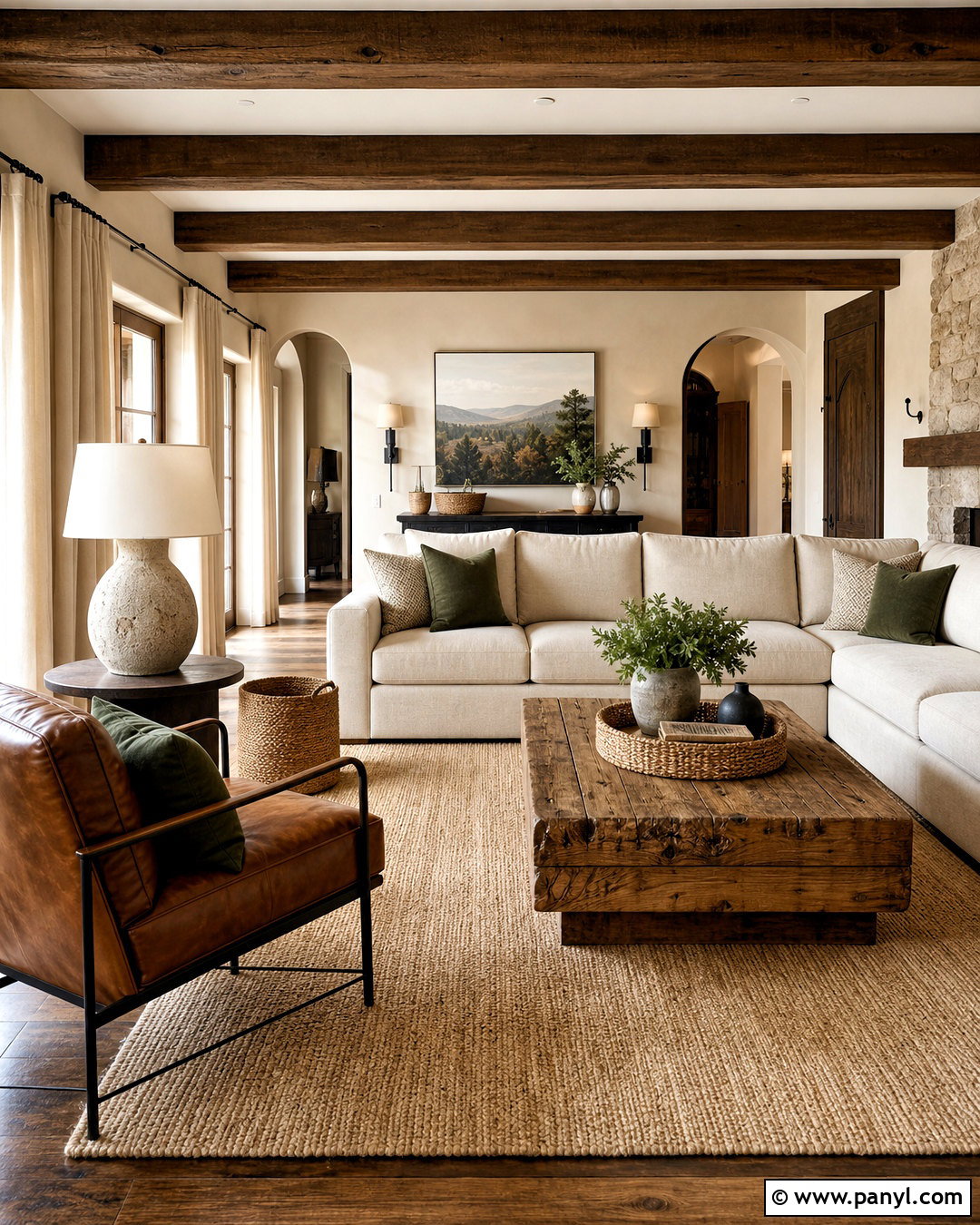 Light Brown Living Room Walls With Rustic Wood - 20 light brown living room walls