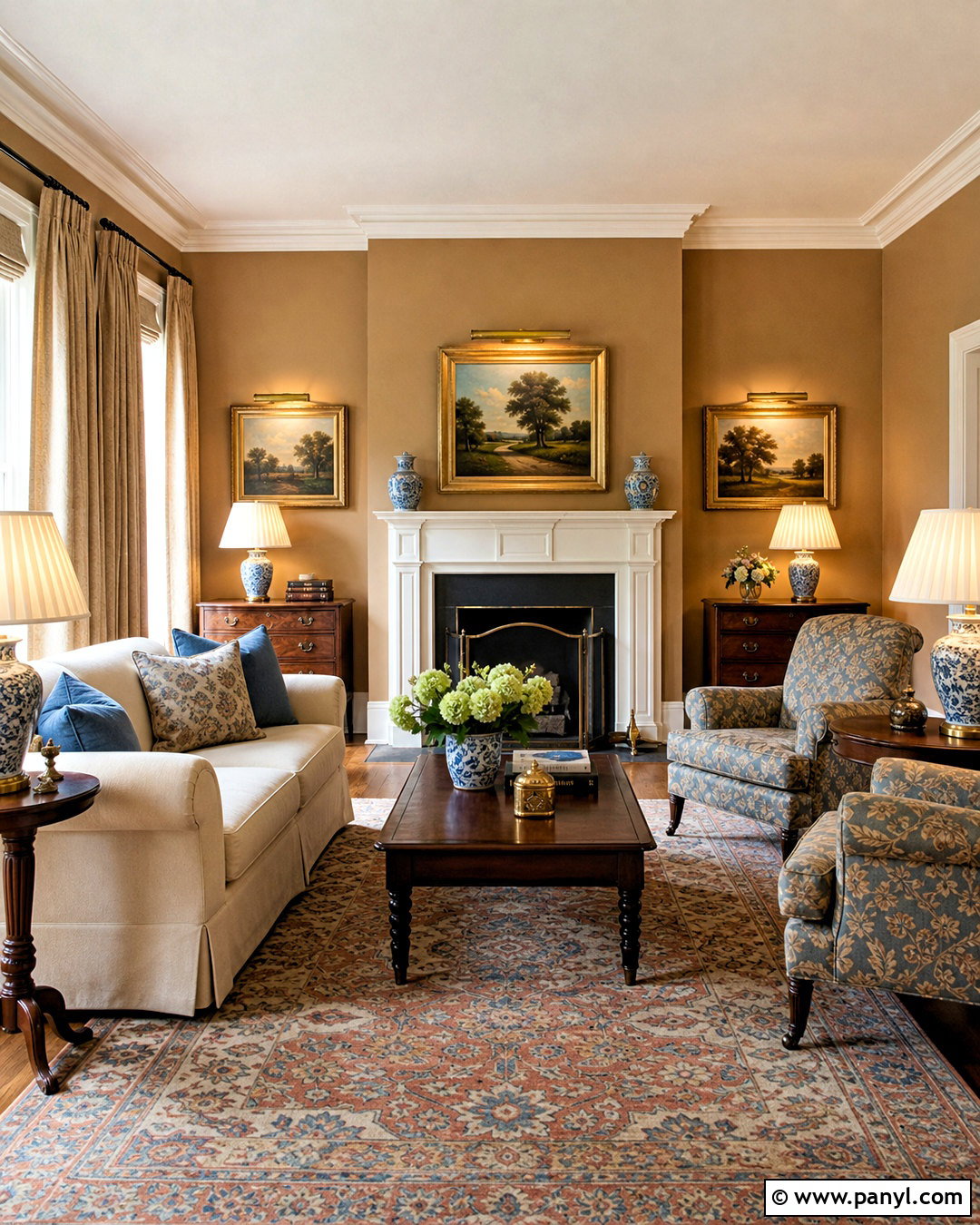 Light Brown Living Room Walls With Traditional Furniture - 20 light brown living room walls