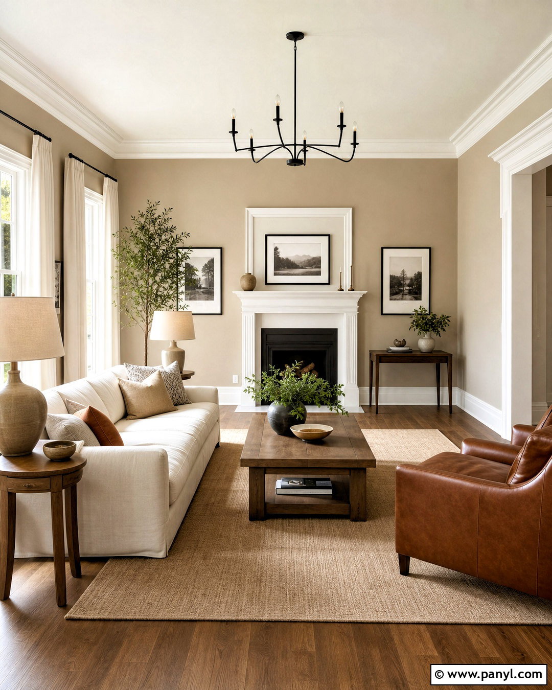 Light Brown Living Room Walls With White Trim - 20 light brown living room walls