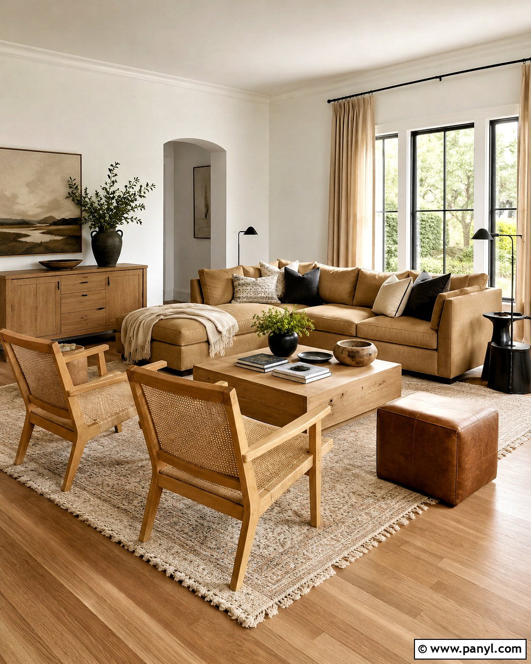 Light Brown Living Room With White Walls - 20 light brown living room ideas