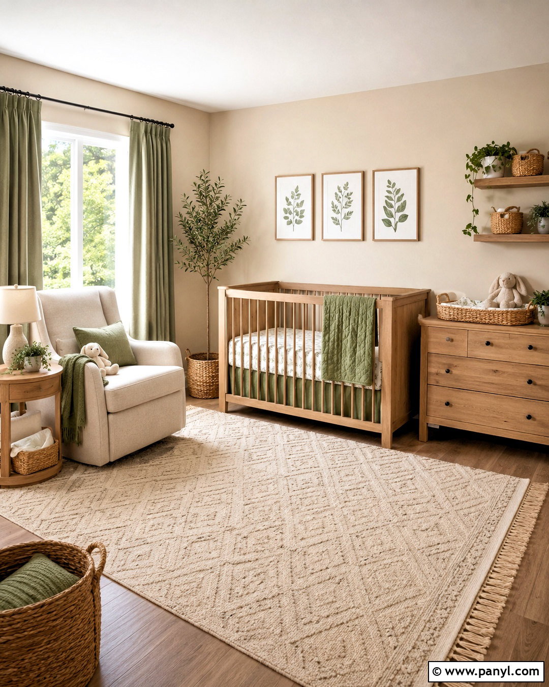 Light Brown Nursery With Sage Green - 20 light brown room ideas