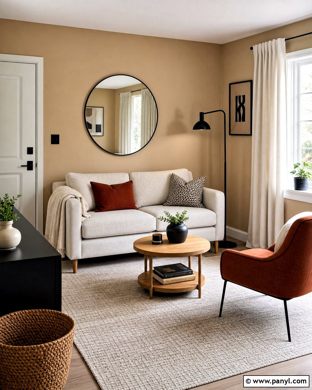 Light Brown Small Living Room - 20 brown rooms paint ideas