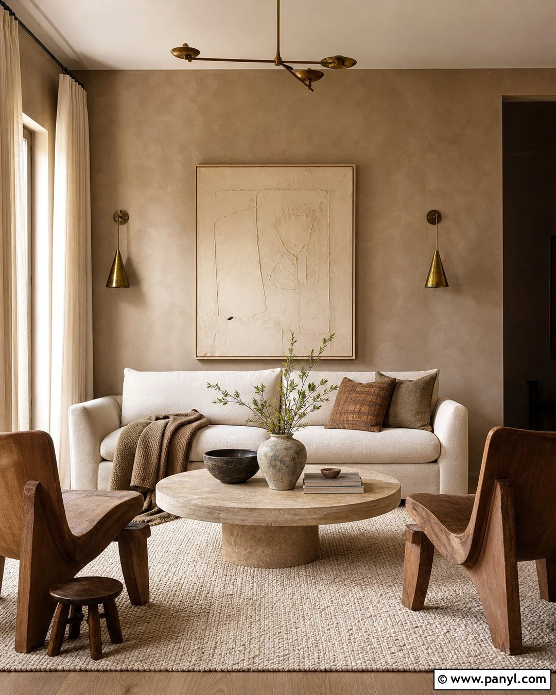 Light Brown Textured Walls - 35 Light Brown Wall Paint Ideas