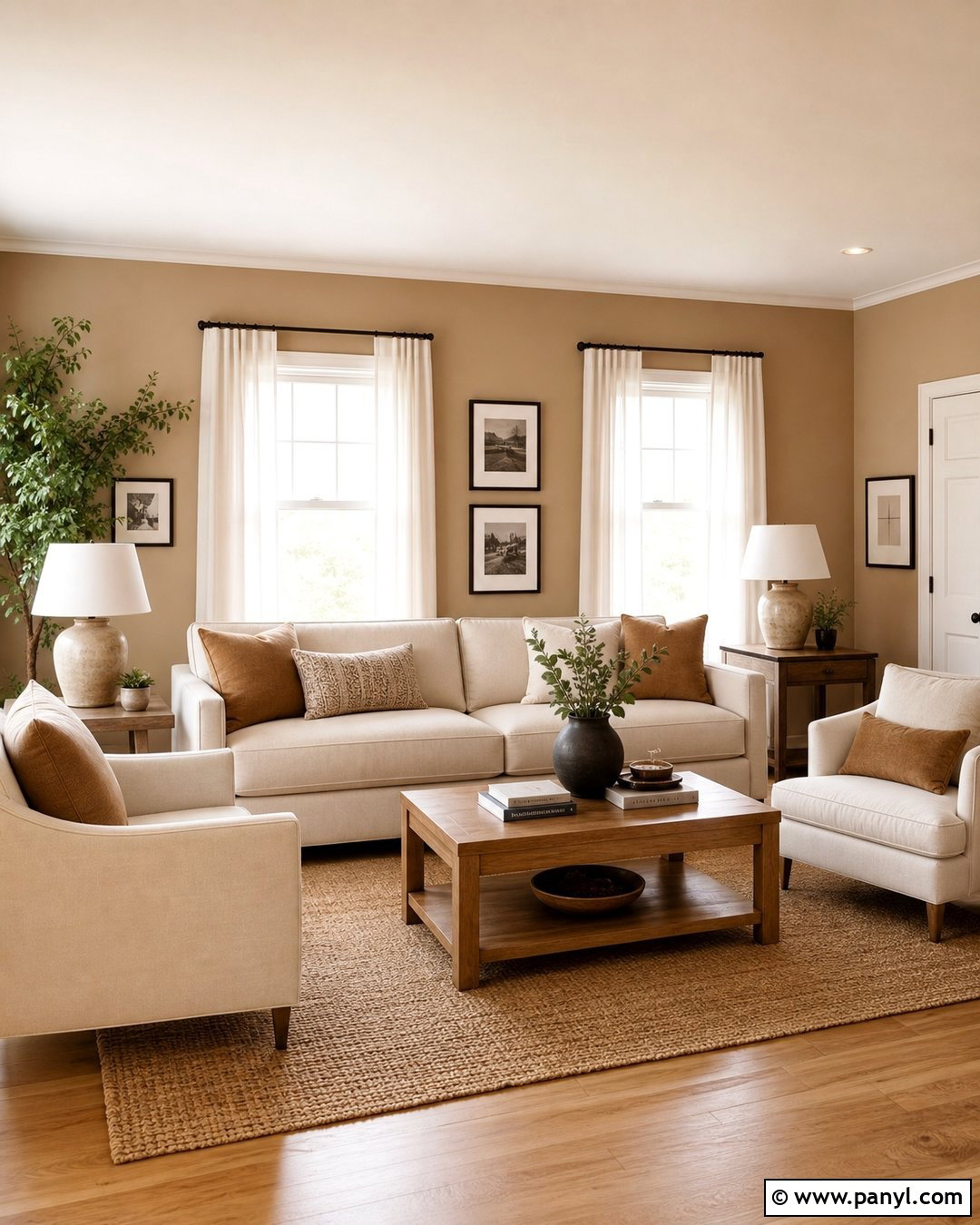 Light Brown Walls With Cream Furniture - 35 light brown walls