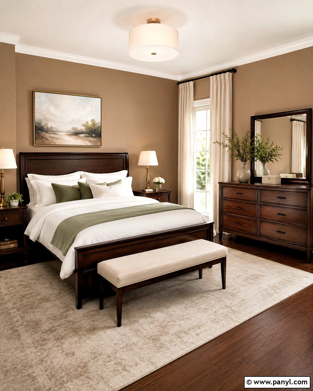 Light Brown Walls With Dark Wood Furniture - 20 light brown wall ideas