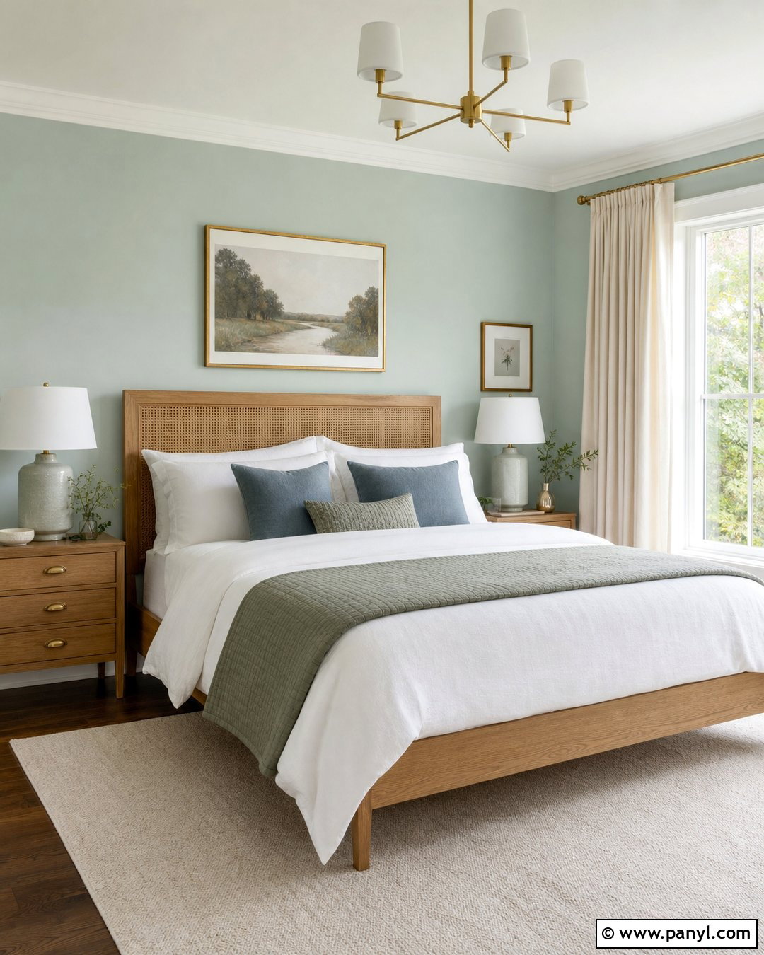 Light Celadon Green Bedroom - 30 light green wall color ideas