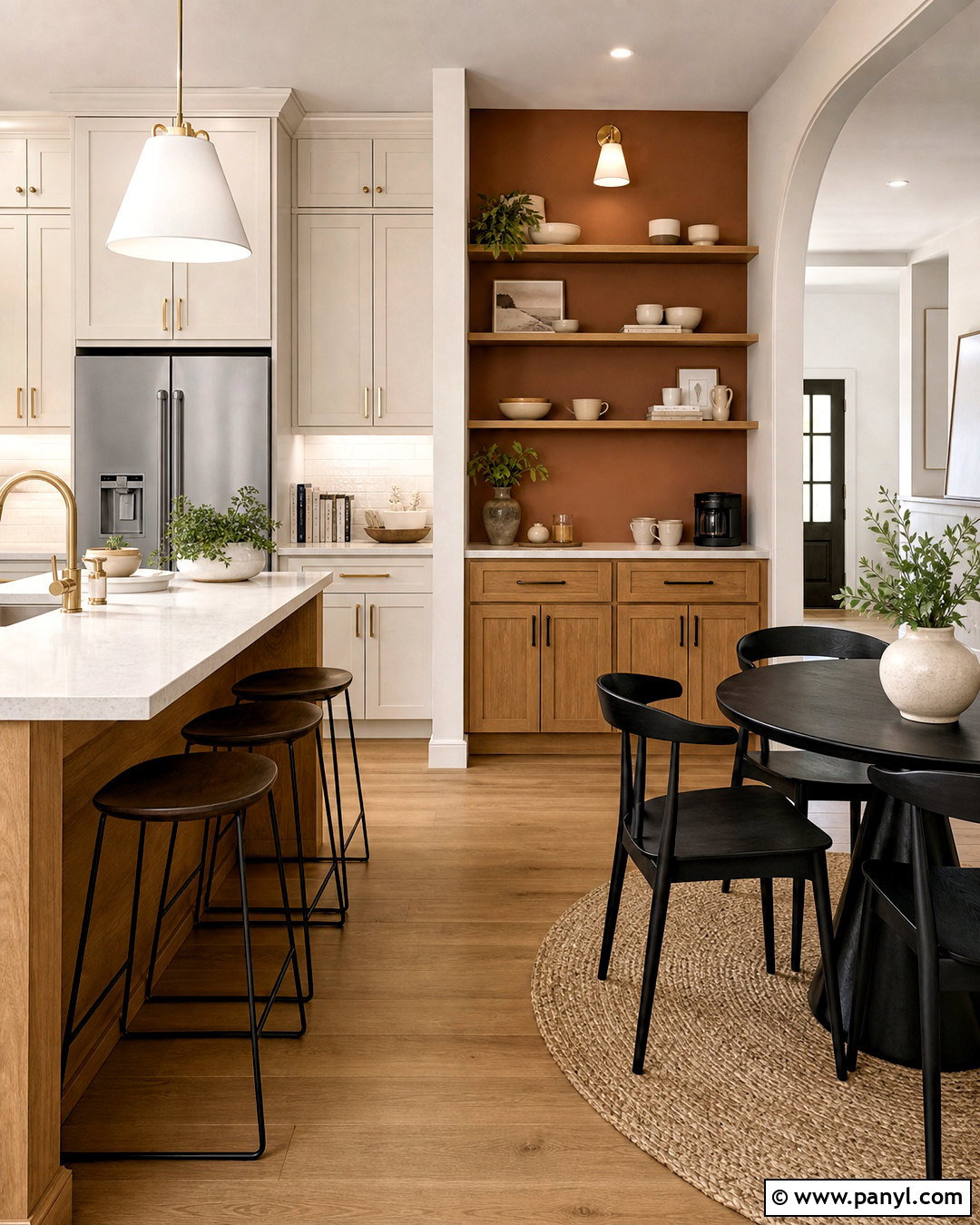 Light Clay Kitchen Accent Wall - 20 accent wall light color ideas