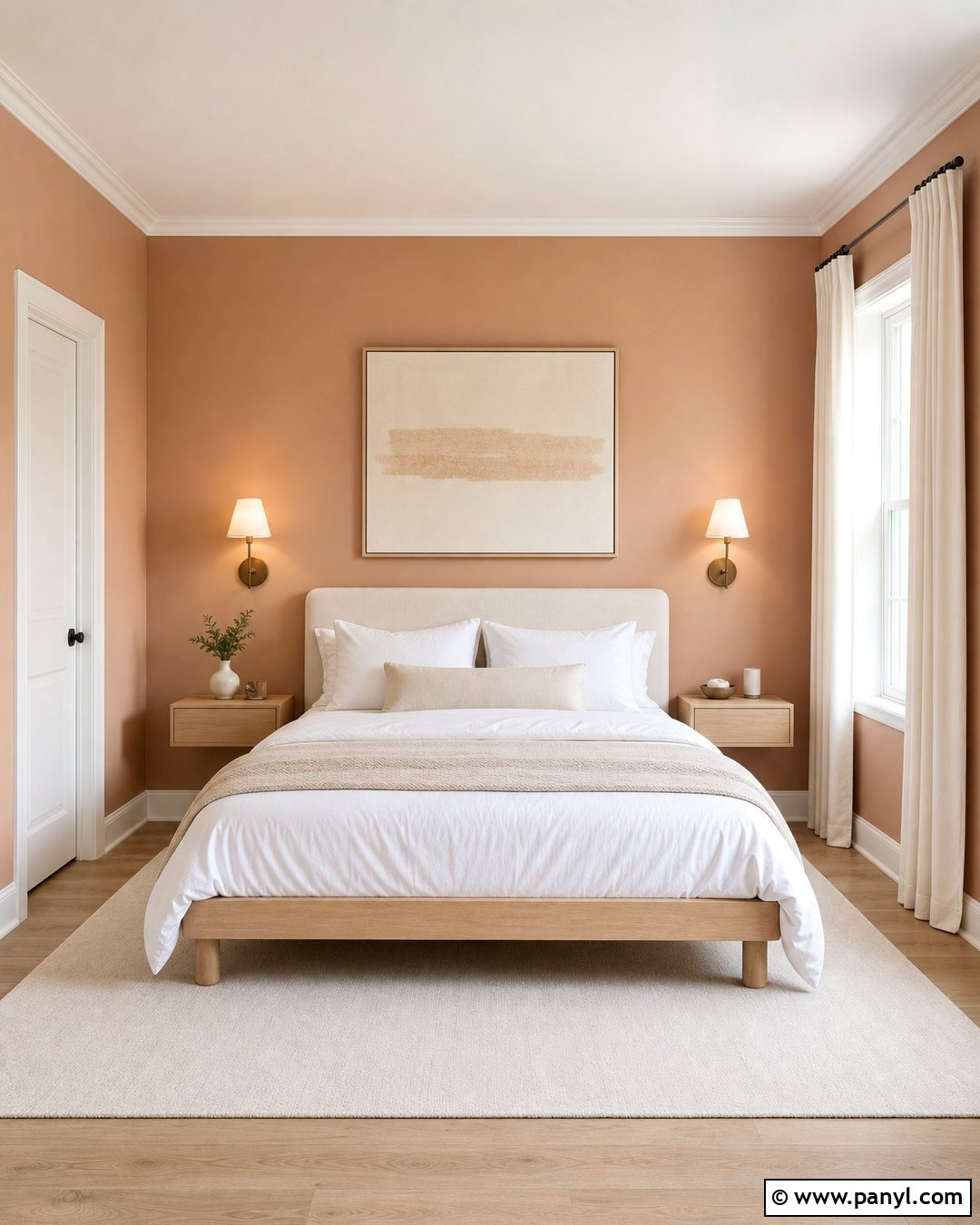 Light Copper Small Bedroom - 25 Copper Wall Color Ideas