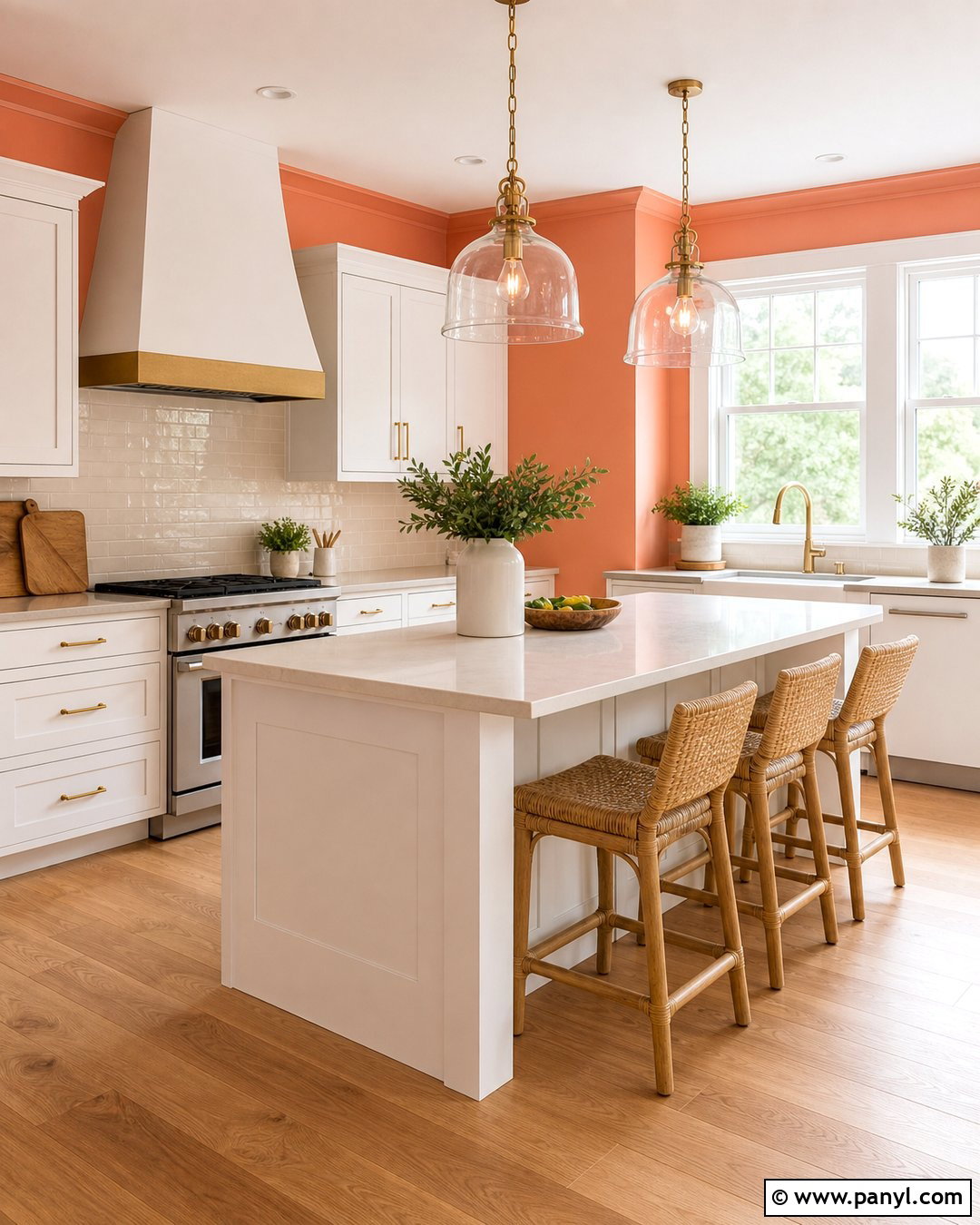 20 Light Coral Kitchen Walls for a Cheerful Modern Update