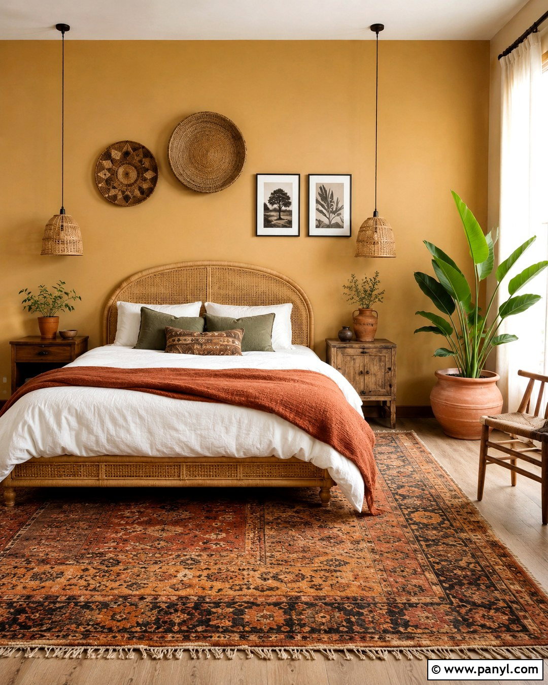 Light Gold Wall Paint For A Boho Bedroom - 20 Light Gold Wall Paint Ideas