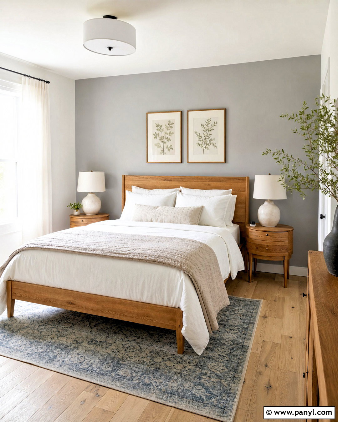 Light Gray Accent Wall Bedroom - 20 gray accent wall bedroom ideas