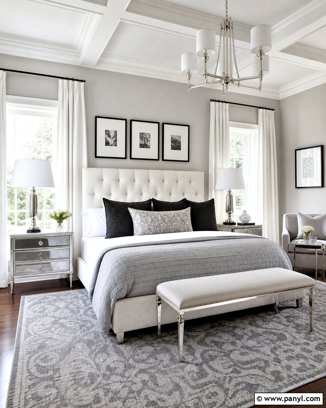 Light Gray And White Bedroom - 20 light gray bedroom ideas