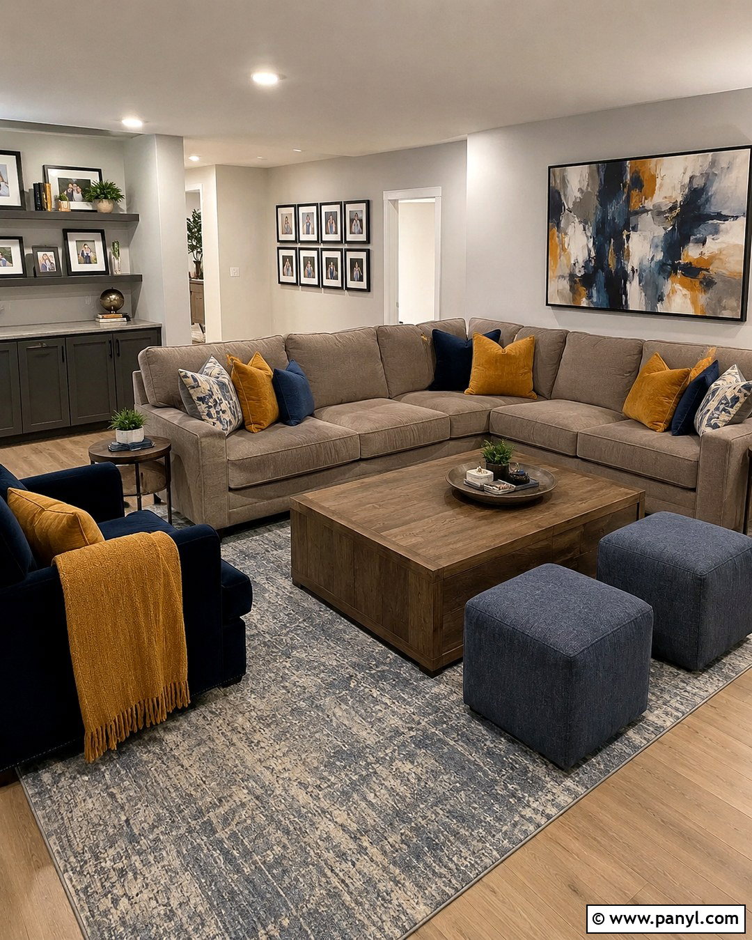 Light Gray Basement Family Room - 20 Light Gray Basement Walls